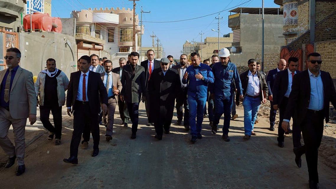 Iraqi Prime Minister Adel Abdel Mahdi in Basra 2 (AFP)