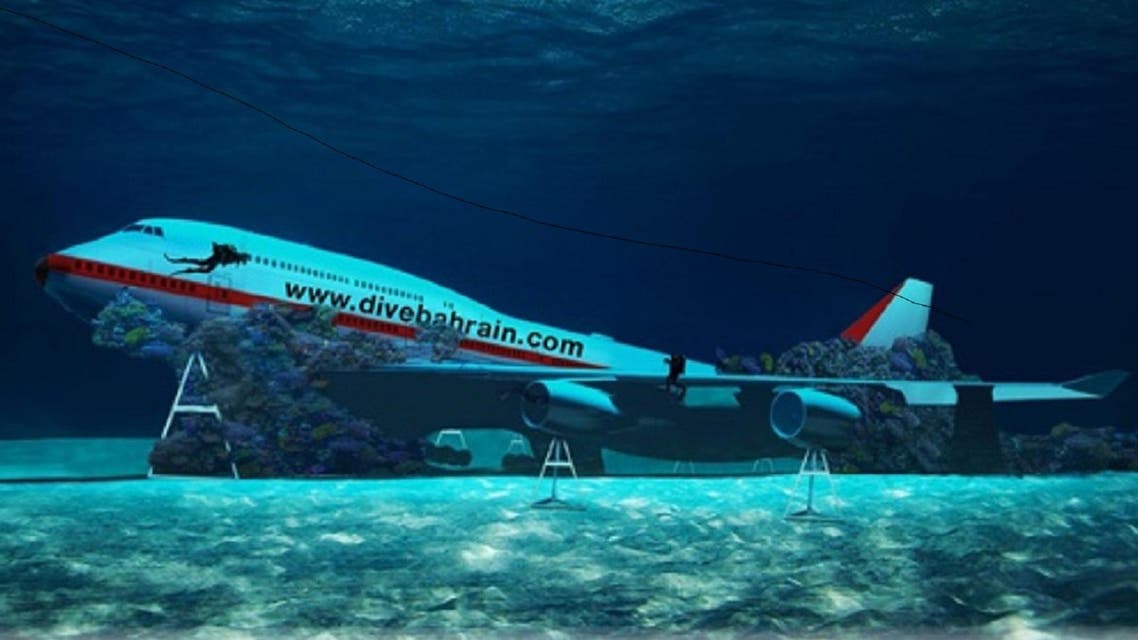 The dive site is set to havea 70 meter long Boeing 747 aircraft, the largest aircraft ever to be submerged underwater. (BNA)