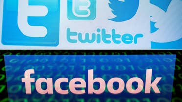 Logos of Twitter and Facebook. (File photo: AFP)