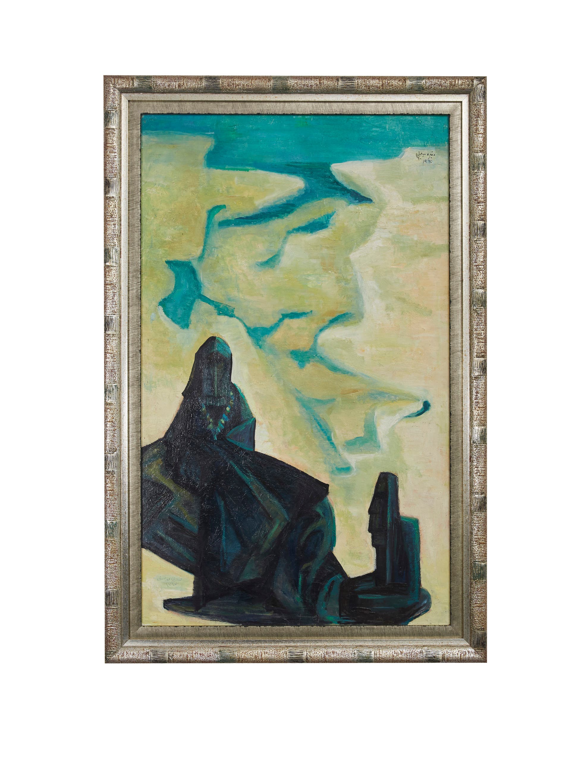 The Land of Solidities, 1970, Oil on wood, 110 x 80 cm
