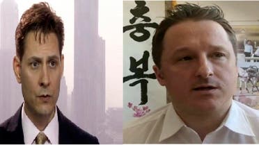 Michael Spavor (L) and Michael Kovrig (R) detained in China. (AP)