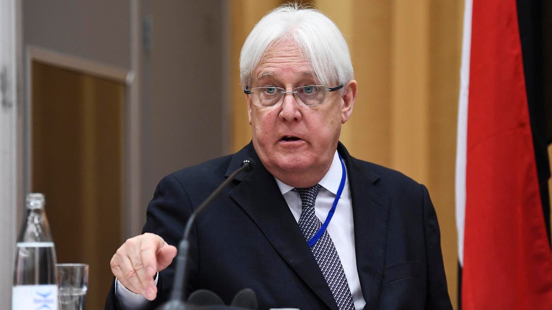 UN special envoy to Yemen Martin Griffiths holds a press conference following the Yemen peace consultations taking place at Johannesberg Castle in Rimbo, north of Stockholm, Sweden, on December 13, 2018. Yemen's government and rebels have agreed to a ceasefire in flashpoint Hodeida, where the United Nations will now play a central role, the UN chief said.