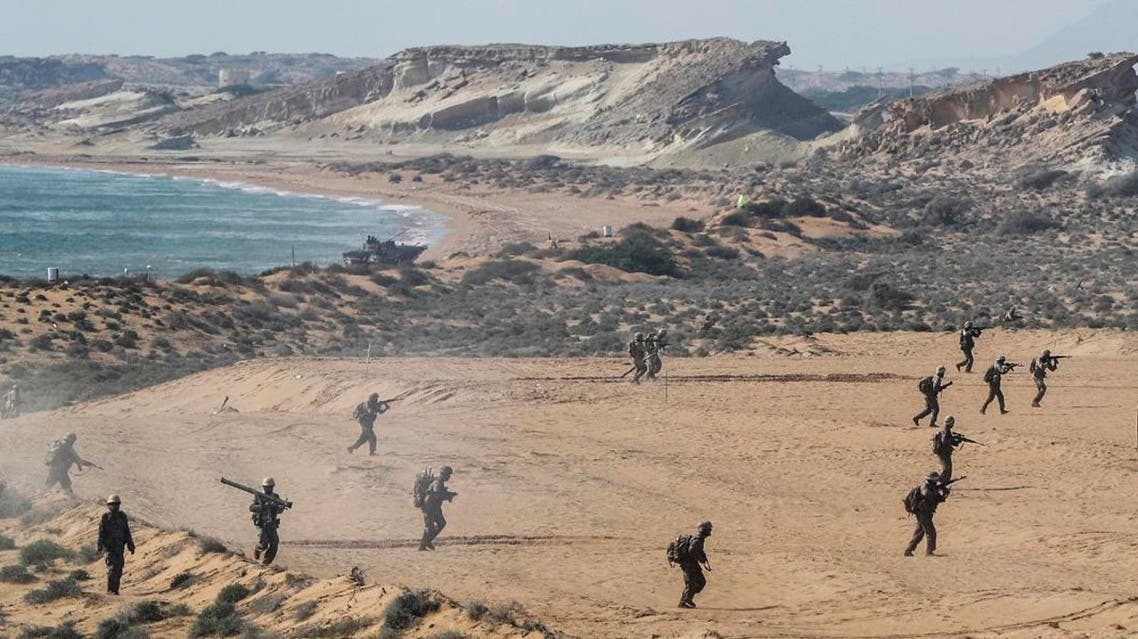 Iran military drill (AP)