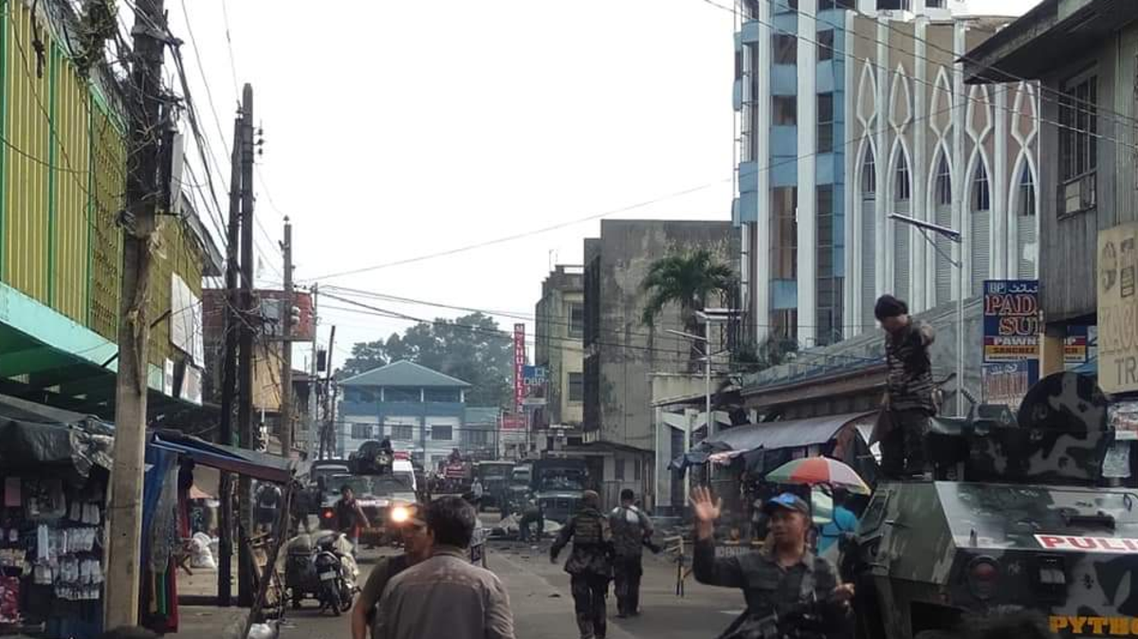 Philippines Jolo cathedral bombing. (Twitter)