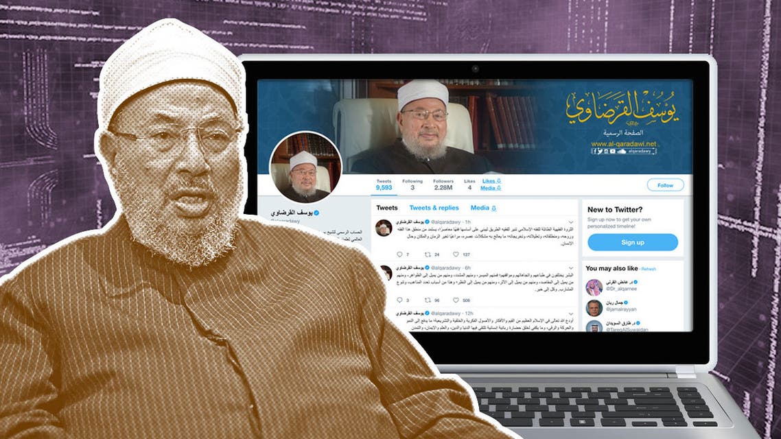 كيف نشر القرضاوي التطرف عبر الإنترنت؟ منظمة دولية تكشف