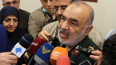 Brigadier General Hossein Salami said on Monday Iran’s strategy was to wipe “the Zionist regime” off the political map. (File photo: AFP)