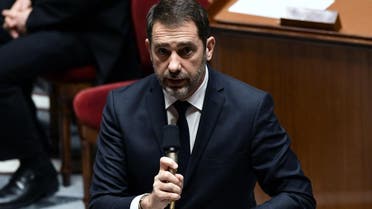 French Interior Minister Christophe Castaner speaks during a session of questions to the Government at the French National Assembly in Paris on January 29, 2019. (AFP)