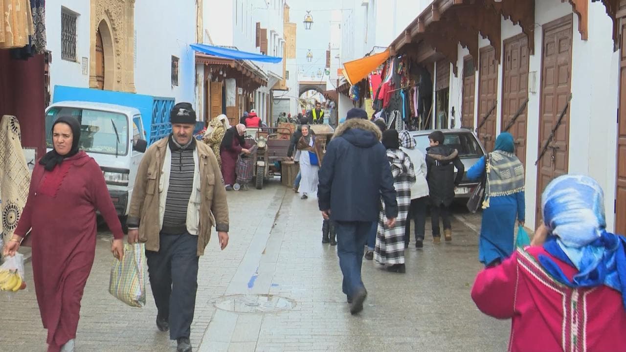 سوق شعبي في النغرب