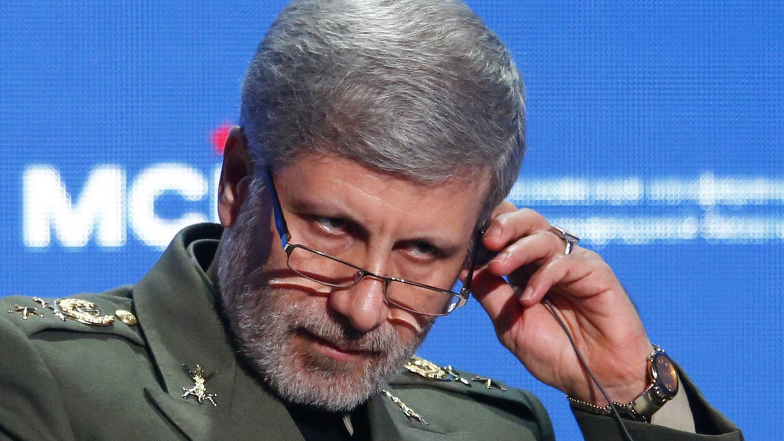 Iranian Defence Minister Amir Hatami وزير الدفاع الإيراني أمير حاتمي