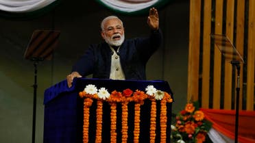 India’s Prime Minister Narendra Modi in Kashmir (AP)