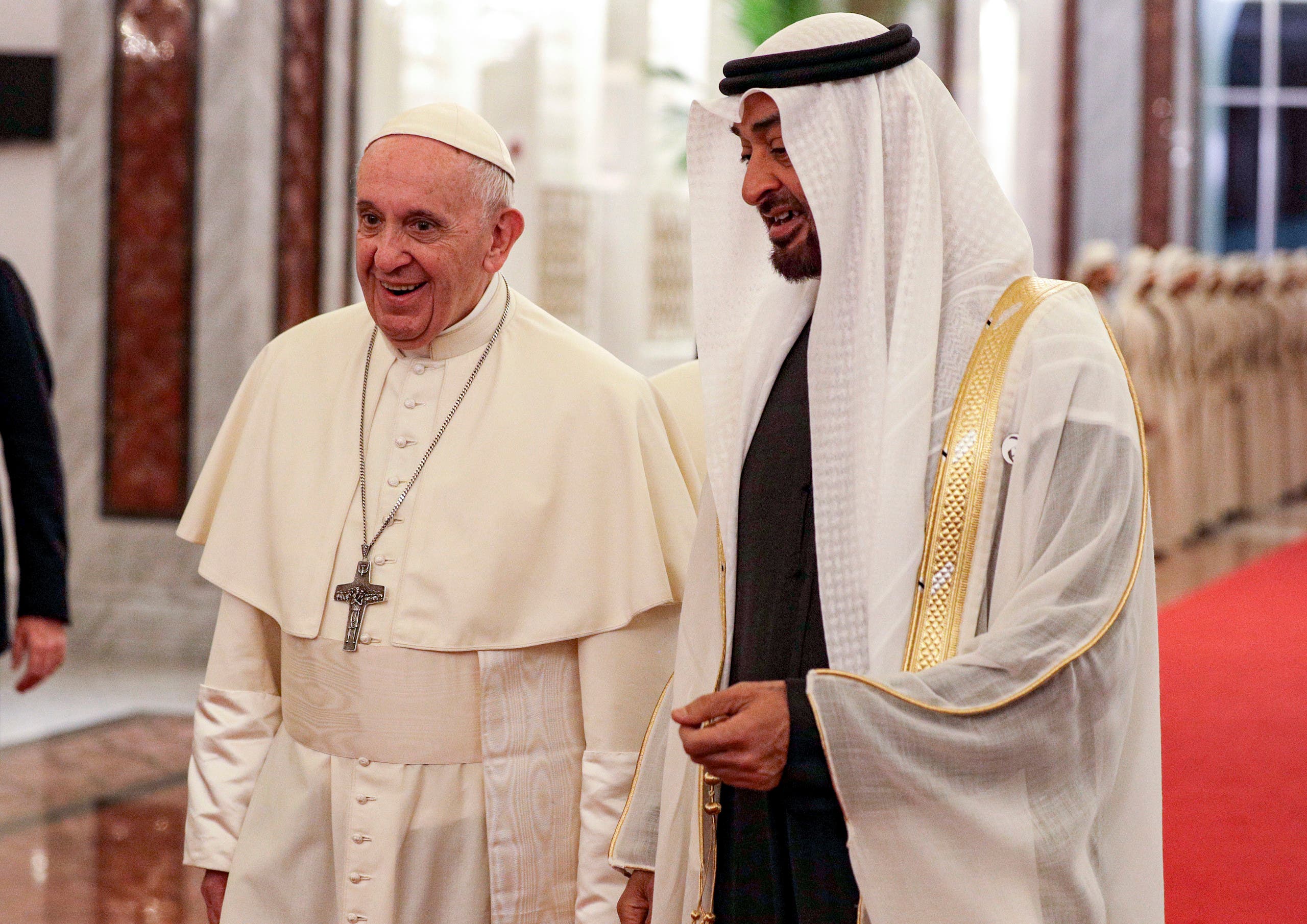 وصل البابا فرنسيس، بابا الفاتيكان، إلى الإمارات، ليل الأحد، في زيارة تاريخية للمنطقة 28c83f43-43bf-4e42-a09b-80090ffc443b