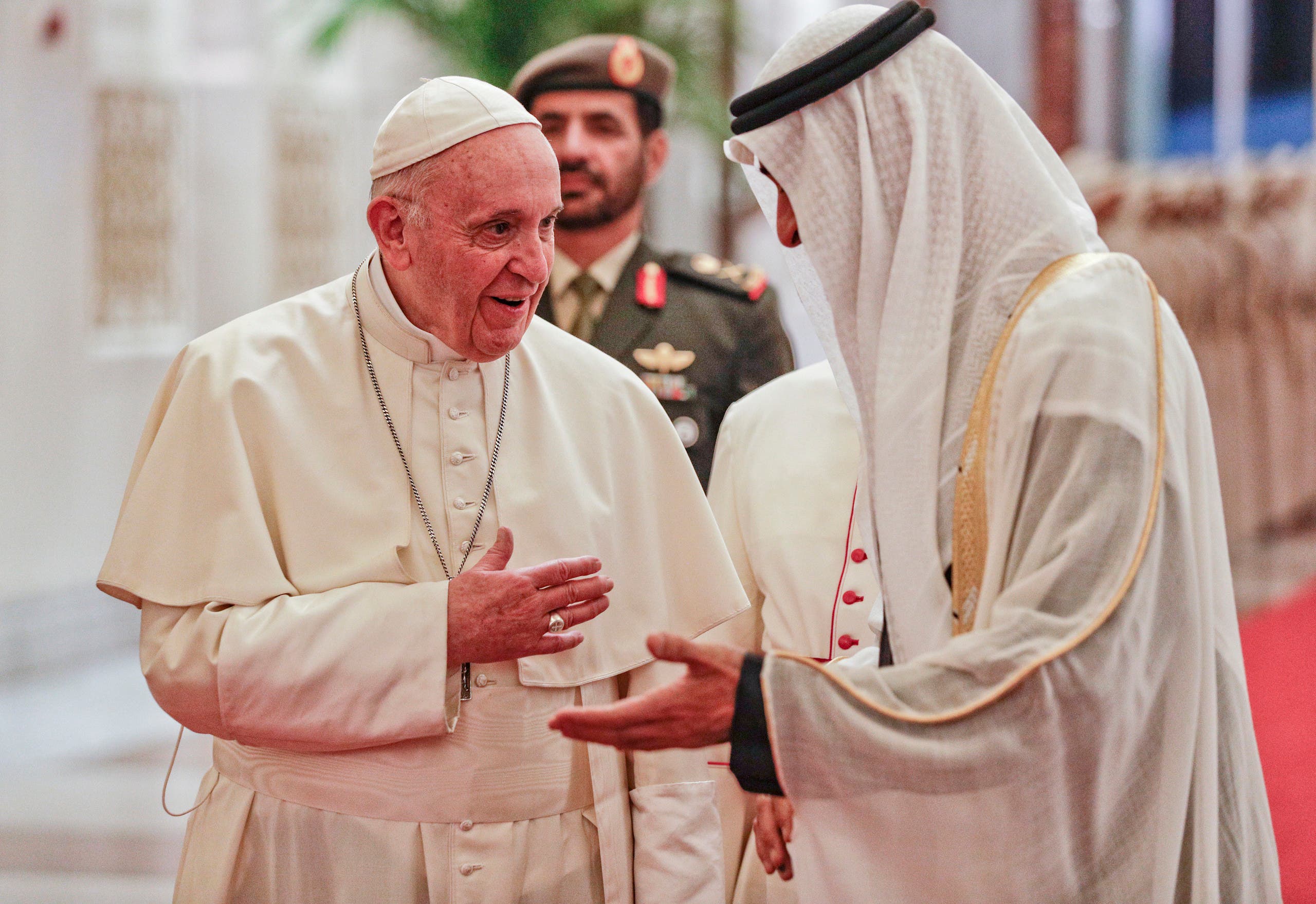 وصل البابا فرنسيس، بابا الفاتيكان، إلى الإمارات، ليل الأحد، في زيارة تاريخية للمنطقة 793247dc-97e7-4ff9-a1cf-b23f1ee60d9a