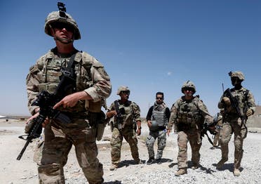 U.S. troops patrol at an Afghan National Army (ANA) Base in Logar province, Afghanistan. (Reuters)