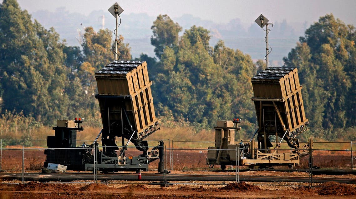 An Iron Dome defense system in the southern Israeli town of Sderot on November 12, 2018. (AFP)
