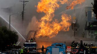 Flames from San Francisco gas explosion damage five buildings
