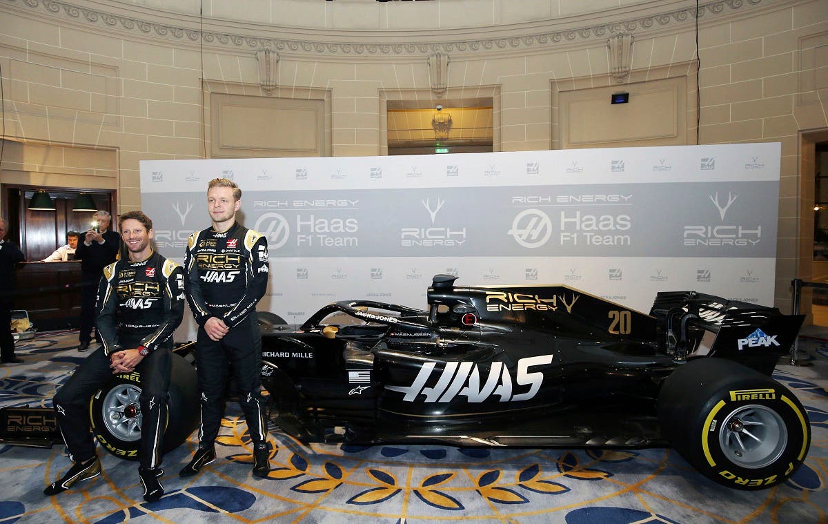 Haas changes F1 car from gray to black and gold for 2019