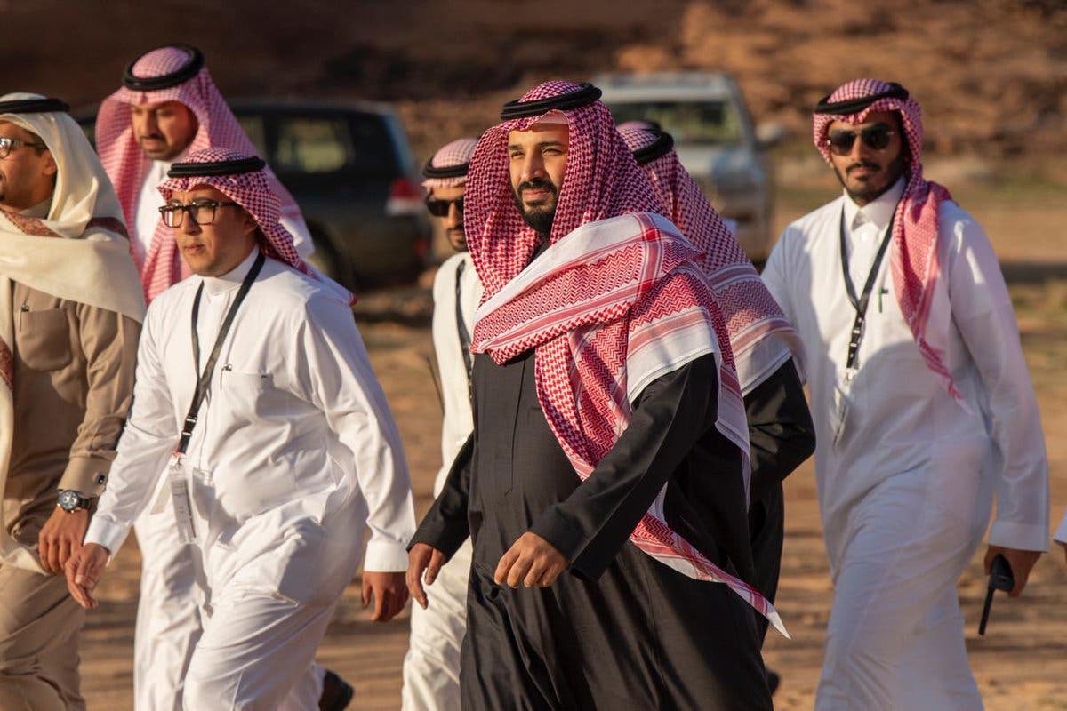 الأمير محمد بن سلمان بمحمية شرعان الطبيعية في محافظة العلا
