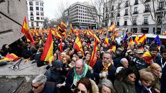 Thousands protest in Madrid against government’s Catalonia policy