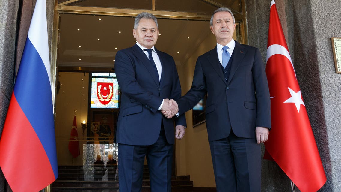 وزير الدفاع التركي وزير الدفاع الروسي