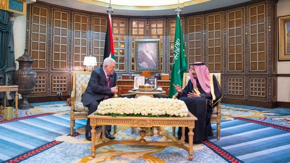 الملك سلمان محمود عباس