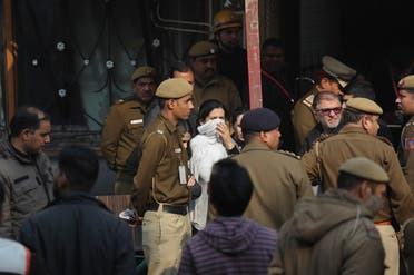 India fire at hotel. (AP)