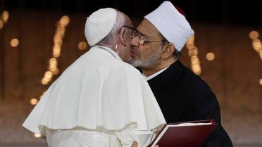 Pope Francis, Grand Imam Ahmed el-Tayeb. (AP)