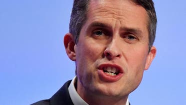 Britain's Defence Secretary Gavin Williamson addresses the Conservative Party Conference in Birmingham. (File photo: AFP)