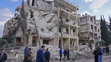 Twin attack Idlib Syria (AFP)