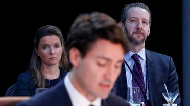 Gerald Butts (R) said he resigned as Canadian prime minister’s principle secretary to avoid distractions for the government facing another tough ballot fight in eight months. (File photo: Reuters)