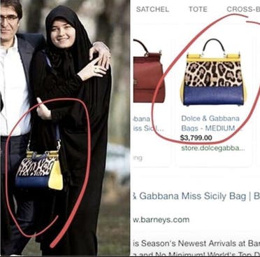 الصحيفة الألمانية تنشر ماركة وسعر الشنطة  في تقريرها