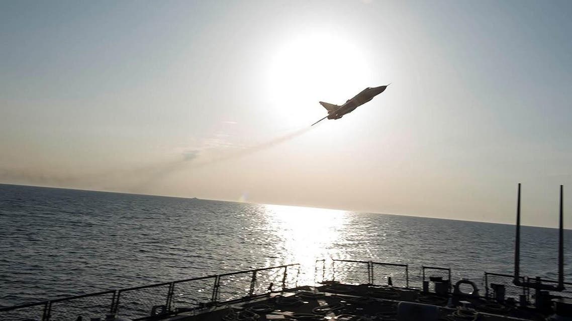 A file photo of Russian-made Sukhoi SU-24 plane. (AFP)