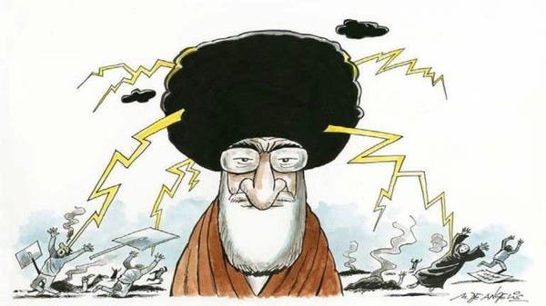 كاريكاتير خامنئي يتفاعل لبنانياً.. ملاحقة إعلاميين