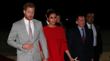 Prince Harry and Meghan Markle in Morocco. (Reuters)