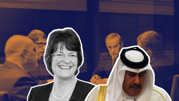 شبهات وشتائم.. ظهور امرأة بفضيحة حمد بن جاسم وباركليز!
