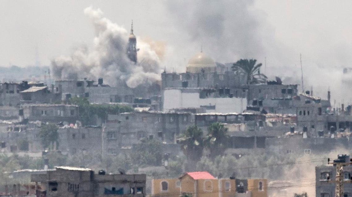 Israeli shelling Gaza (AFP)