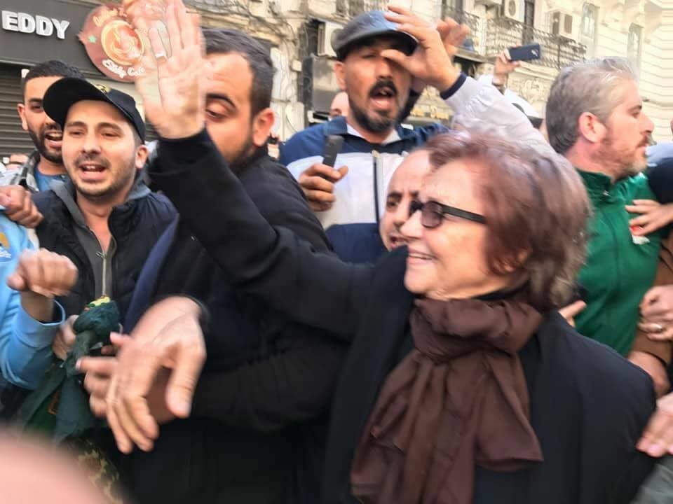 جميلة بوحيرد في حراك الجزائر