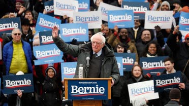 US Presidential Candidate and Vermont Senator Bernie Sanders speaks at a rally in New York. (Reuters)