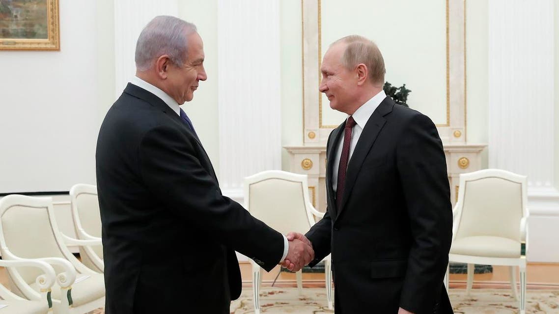 PUTIN AND NETANYAHU fFeb. 27, 2019 (AFP)