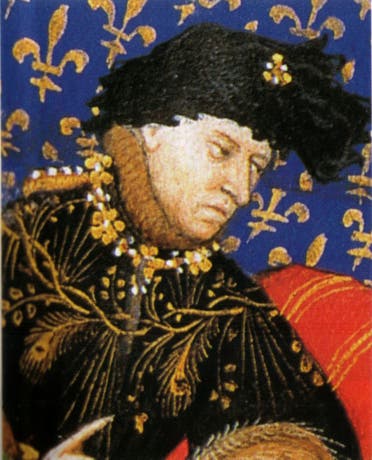 صورة للملك الفرنسي شارل السادس