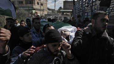 A Palestinian teenager Saif Abu Zeid, 15 was killed by Israeli fire. (AFP)