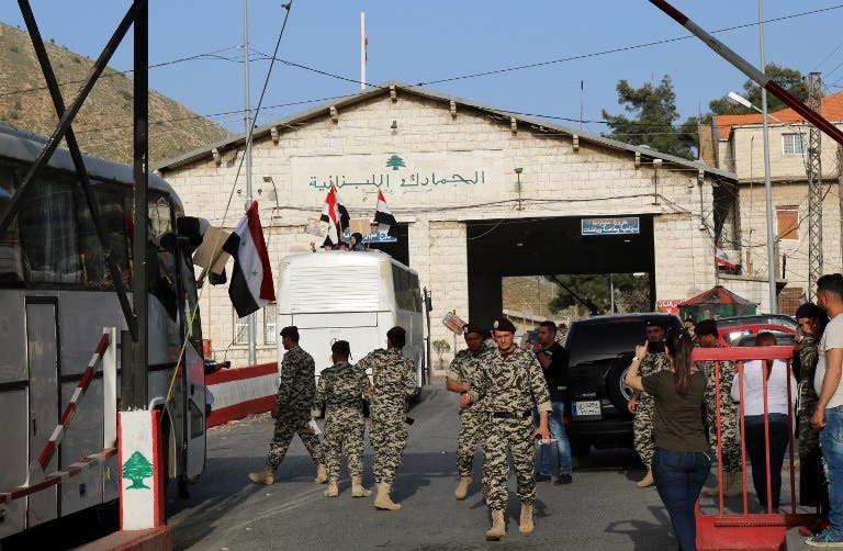 From the Al-Masnaa border crossing between Lebanon and Syria