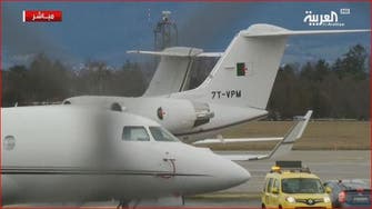 Algerian plane expected to fly Bouteflika home takes off from Geneva