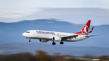 A Boeing 737-800 commercial plane of Turkish Airlines landing at Geneva Airport on November 20, 2017. (File photo: AFP)