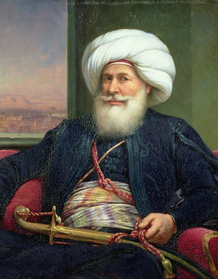 صورة لمحمد علي باشا مؤسس مصر الحديثة