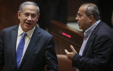 Israeli PM Bibi Netanyahu and Ahmad Tibi (Stock image)