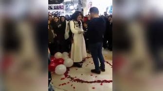Iranian couple arrested after marriage proposal in public