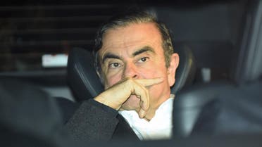 Former Nissan chairman Carlos Ghosn leaves his lawyers' offices after he was released. (File photo: AFP)