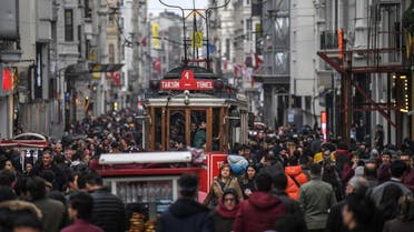 Turkey’s economy entered its first recession in a decade, just weeks before President Recep Tayyip Erdogan’s government faces local elections. (File photo: AFP)