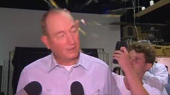 Watch: Australian senator egged after racist comments following NZ massacre