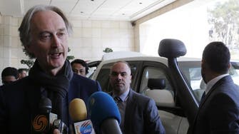UN envoy says Syrian talks to reconvene in Geneva
